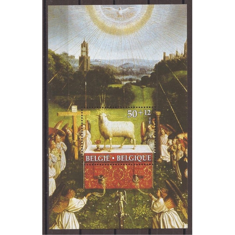 1986 - COB BL62** - SCOTT B1051 - Painting by H. van Eyck