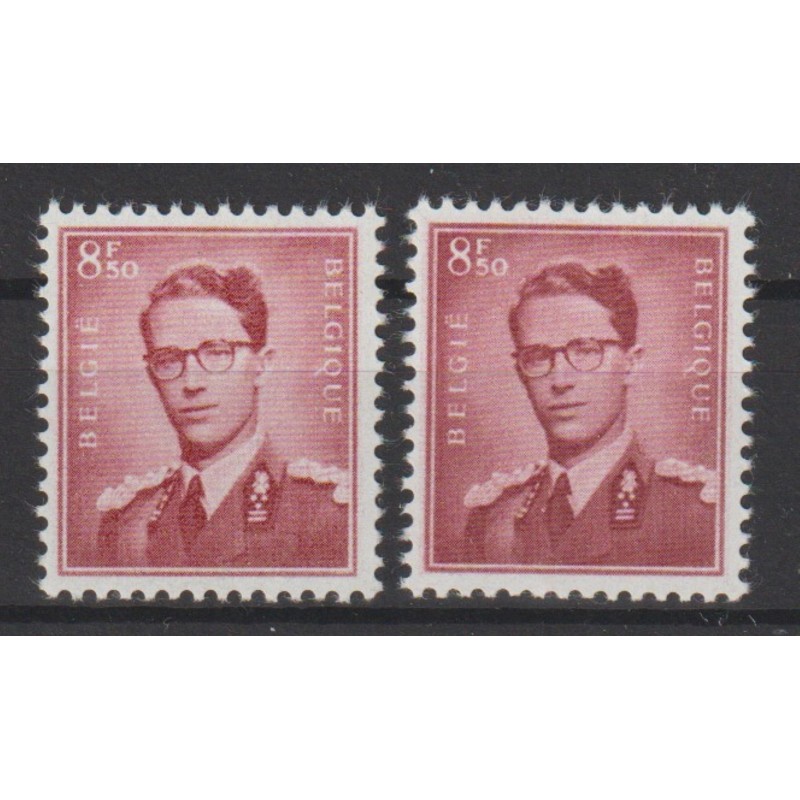 1958 - COB 1072 + a** - SCOTT 465 - The 2 different shades - MNH