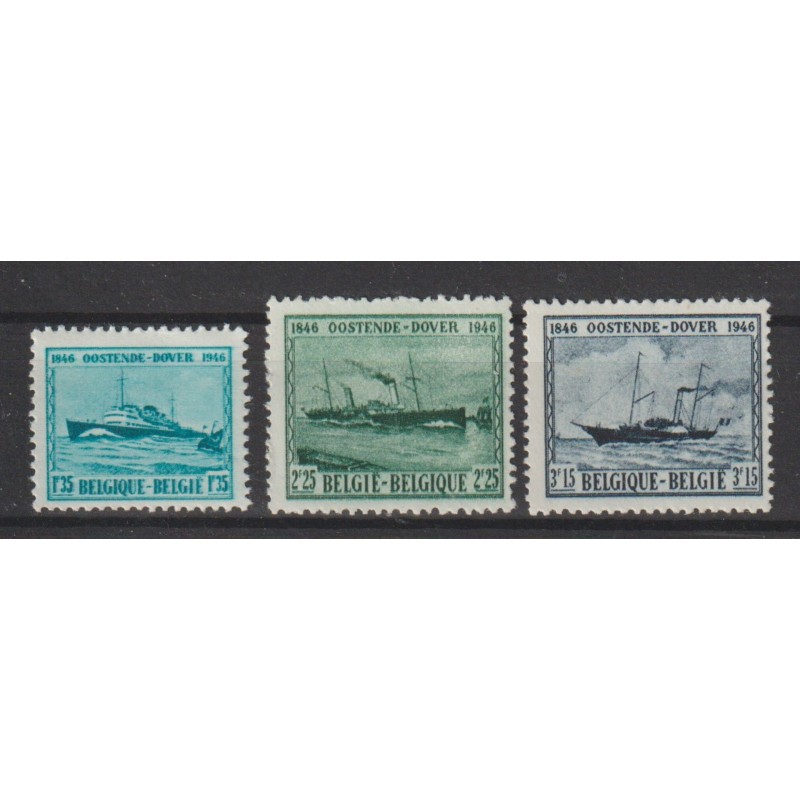 1946 - COB 725/7** - SCOTT 368/70 - MNH