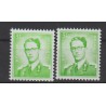 1958 - COB 1068P3 + a** - Scott 456 - Luminescent paper - The 2 different shades - MNH