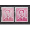 1958 - COB 1069P3 + a** - Scott 460 - Luminescent paper - The 2 different shades - MNH