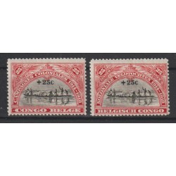 1925 - CONGO - COB 132/3**...