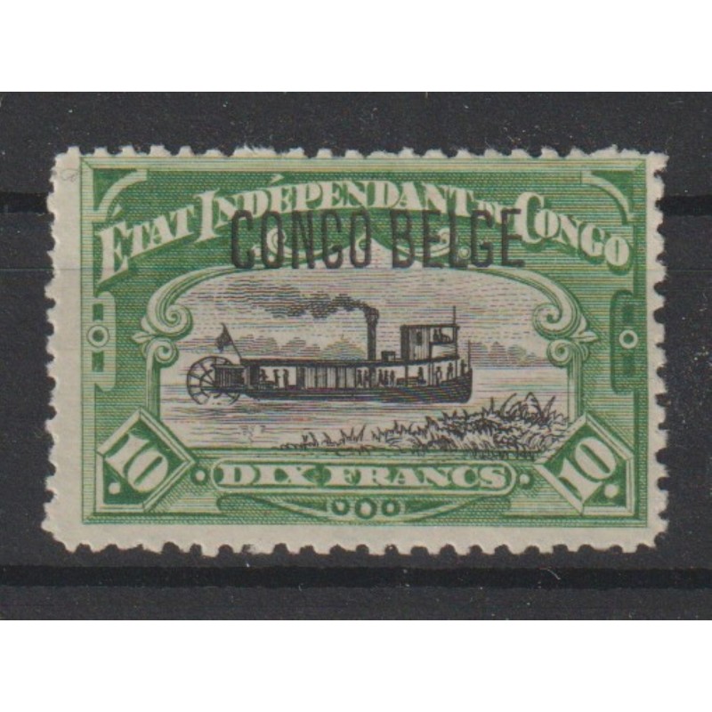 1909 - Congo - COB 49* - SCOTT 40 - Overprinted CONGO BELGE - MH