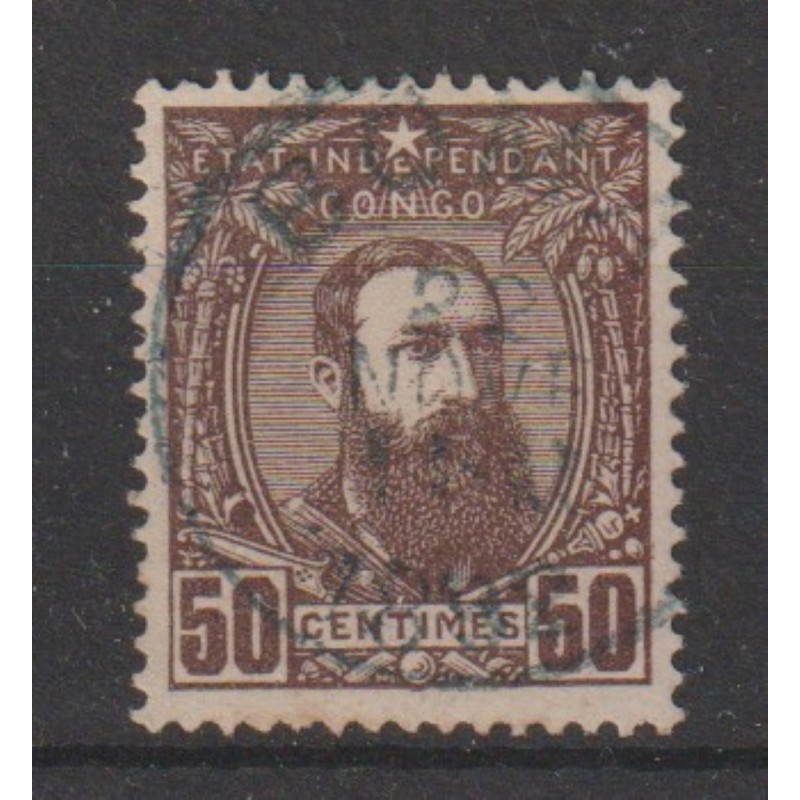 1887 - CONGO - COB 9a - Dark brown - SCOTT 9