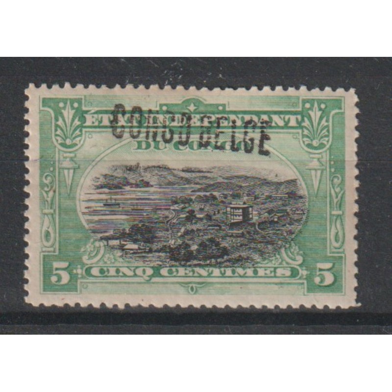 1909 - Congo - COB 30L** - SCOTT 31a - Handstamped - MNH