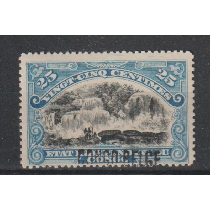 1909 - Congo - COB 33L** - SCOTT 34a - Handstamped - MNH