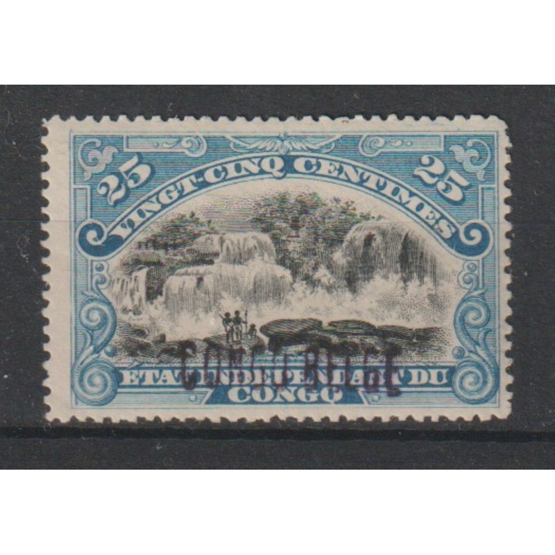 1909 - Congo - COB 33L* - SCOTT 34a - Handstamped - MH