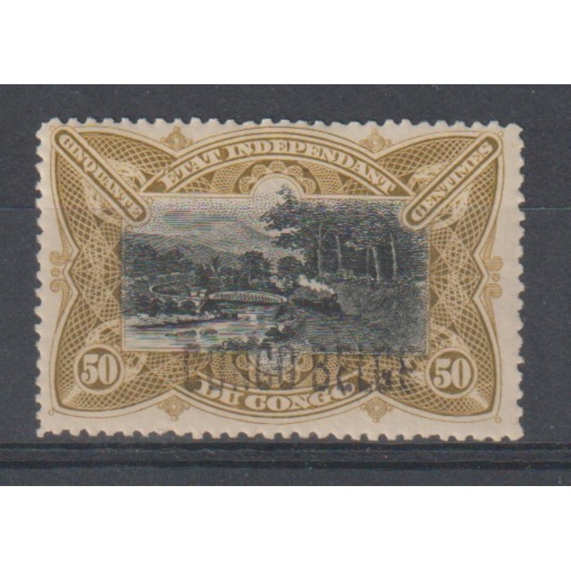 1909 - Congo - COB 35L* - SCOTT 36a - Handstamped - MH