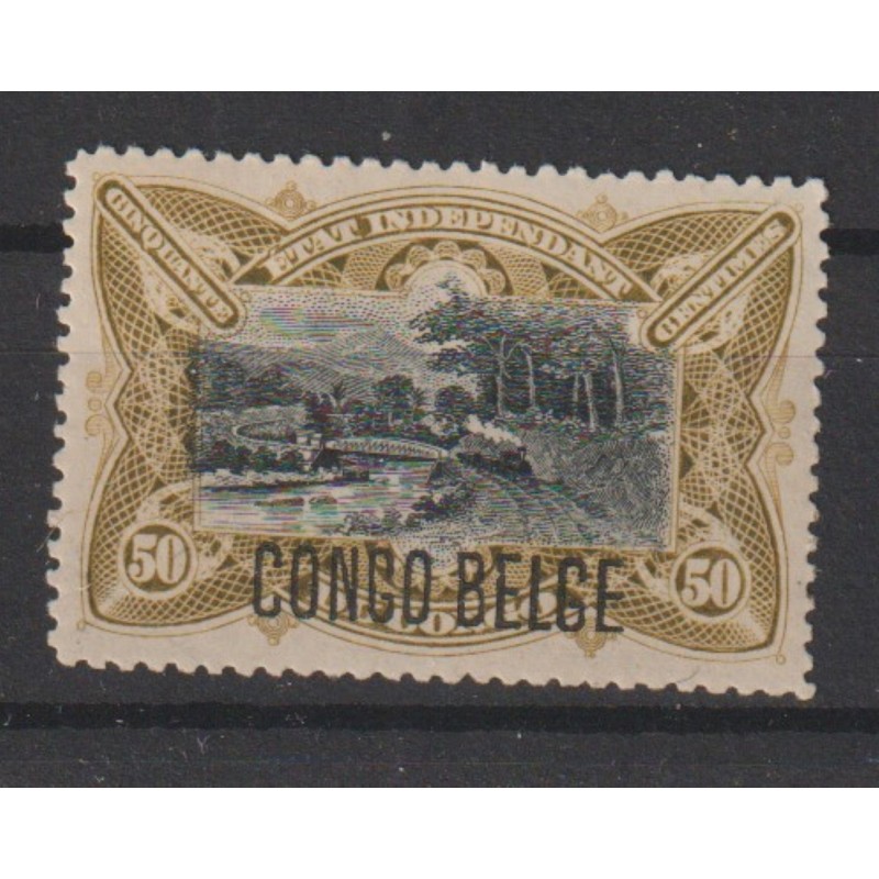 1909 - Congo - COB 45* - SCOTT 36 - Overprinted CONGO BELGE - MH