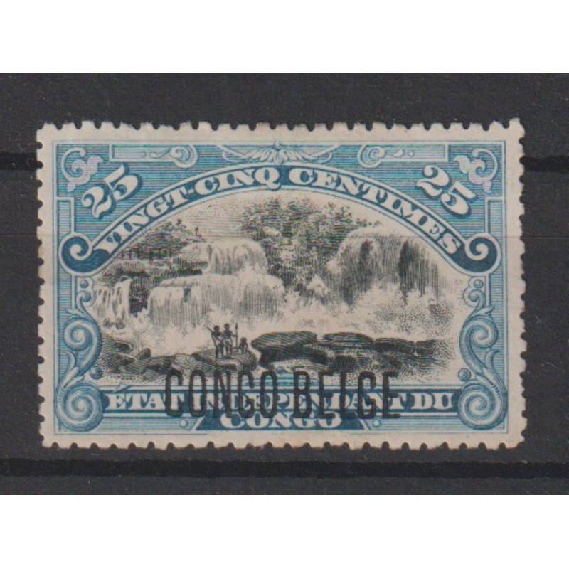 1909 - Congo - COB 43a* - SCOTT 34 - TYPE I - Overprinted CONGO BELGE - MH