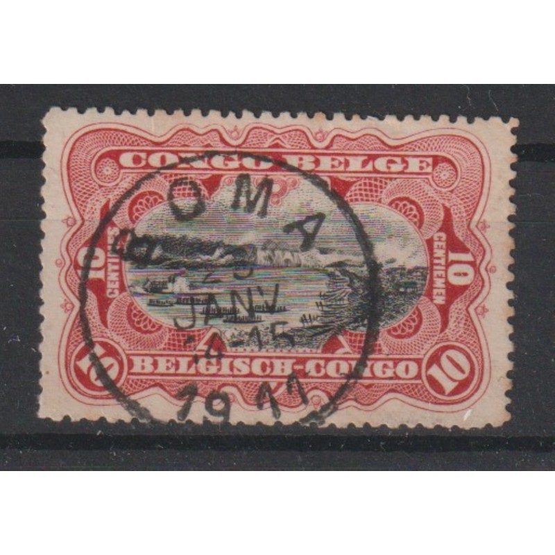 1910 - Congo - COB 55 - SCOTT 46 - Perforation 15