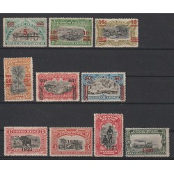 1921 - Congo - COB 85/94**...