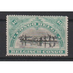 1910 - Congo - COB 58* -...