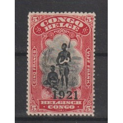 1921 - Congo - COB 93** -...