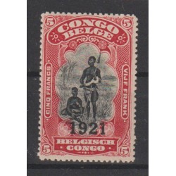 1921 - Congo - COB 93* -...