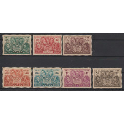 1935 - CONGO - COB 185/91**...