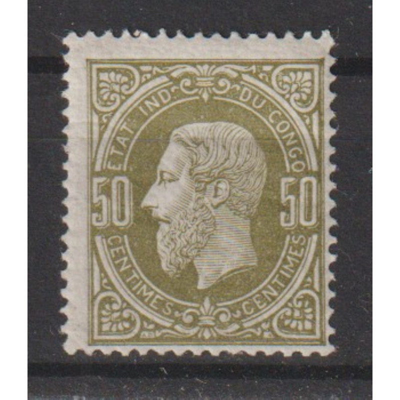 1886 - CONGO - COB 4a** - SCOTT 4 - Dark olive - MNH