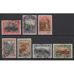 1936 - CONGO - COB 196A/202...