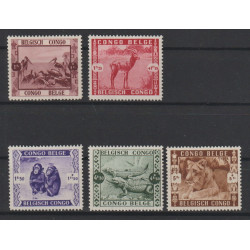 1939 - CONGO - COB 209/13*...