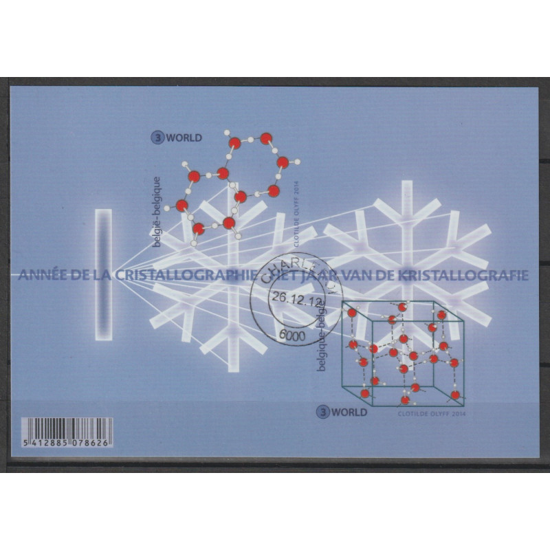 2014 - COB BL216 - Crystallography. Self-adhesive stamps