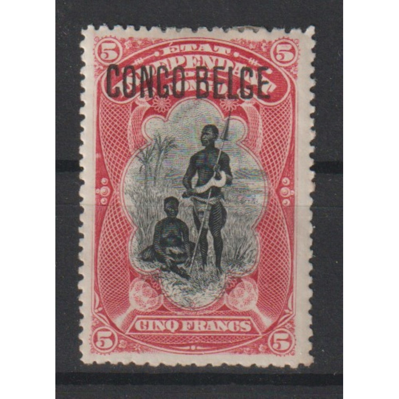 1909 - Congo - COB 48* - SCOTT 39 - Overprinted CONGO BELGE - MH