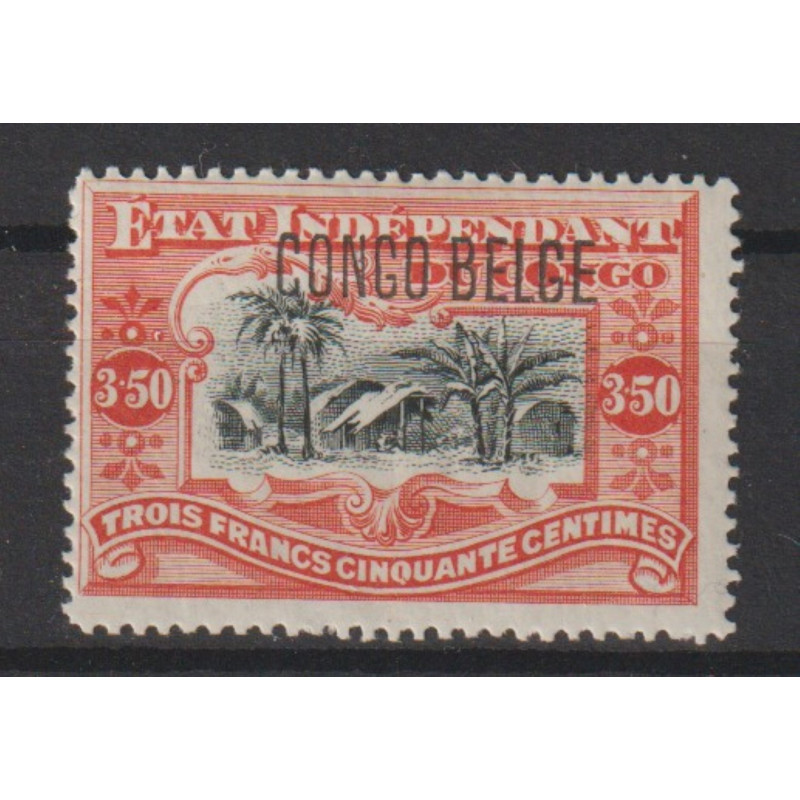 1909 - Congo - COB 47* - SCOTT 38 - Overprinted CONGO BELGE