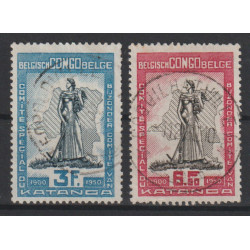 1950 - CONGO - COB 298/9 -...