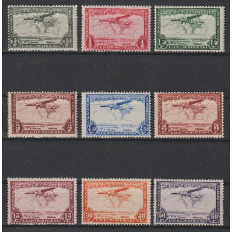 1934 - CONGO - Air Post - COB PA7/15* - Scott C7/15