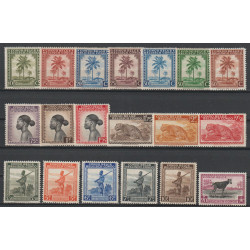 1942 - CONGO - COB 249/67**...