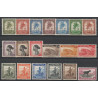 1942 - CONGO - COB 249/67** - SCOTT 207/25 - MNH