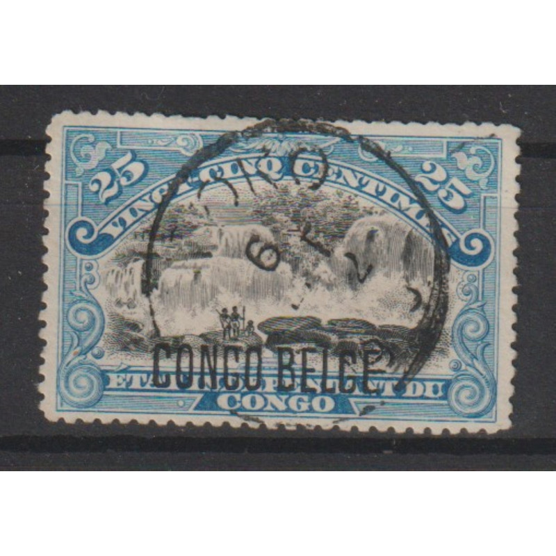 1909 - Congo - COB 43 - SCOTT 34 - Overprinted CONGO BELGE