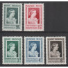 1951 - COB 863/7** - SCOTT B498/502 - MNH