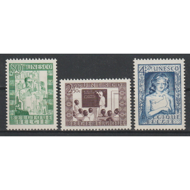 1951 - COB 842/4** - SCOTT B492/4 - MNH