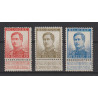 1912 - COB 123/5** - SCOTT 103a/5a - MNH