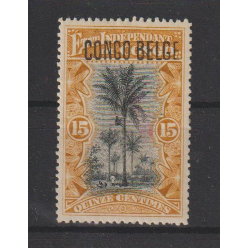 1909 - Congo - COB 42** - SCOTT 33 - Overprinted CONGO BELGE