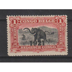 1921 - Congo - COB 91* -...