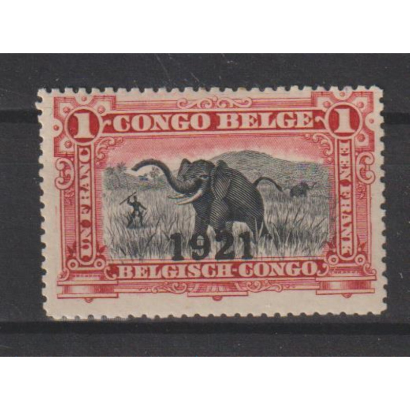 1921 - Congo - COB 91* - SCOTT 70 - MH