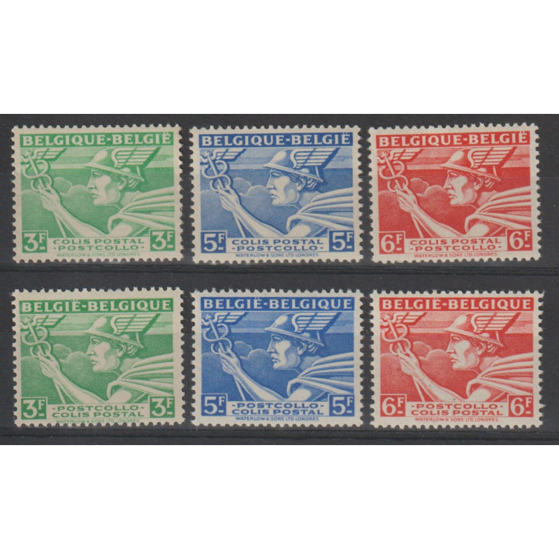 1945 - COB TR288/90A** - SCOTT Q291/6 - MNH