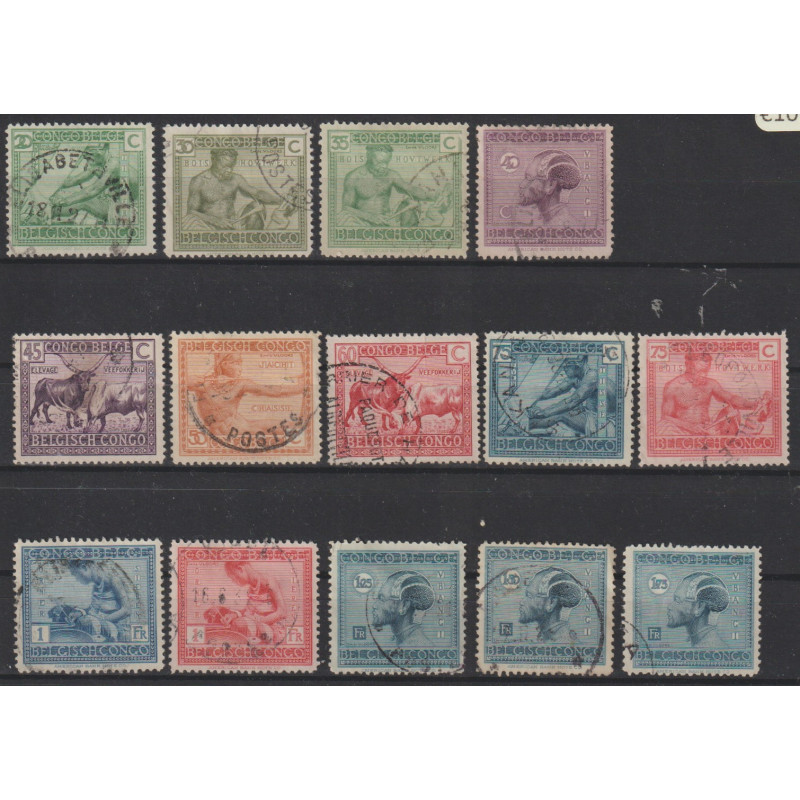 1931 - CONGO - COB 168/83 - SCOTT 139/56