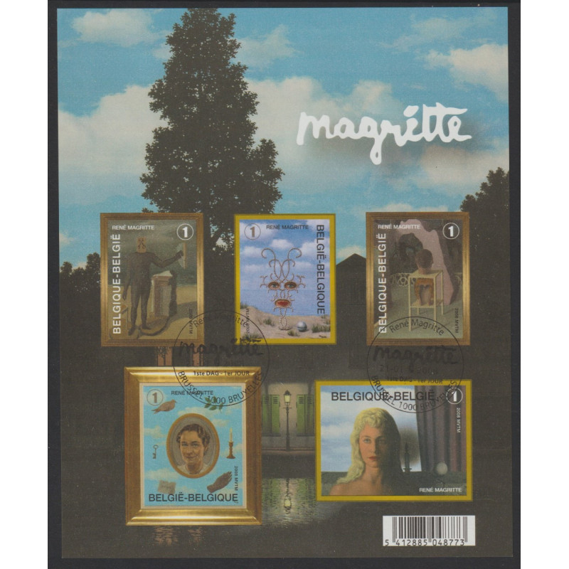 2008 - COB BL151 - SCOTT 2282 - Paintings by René Magritte