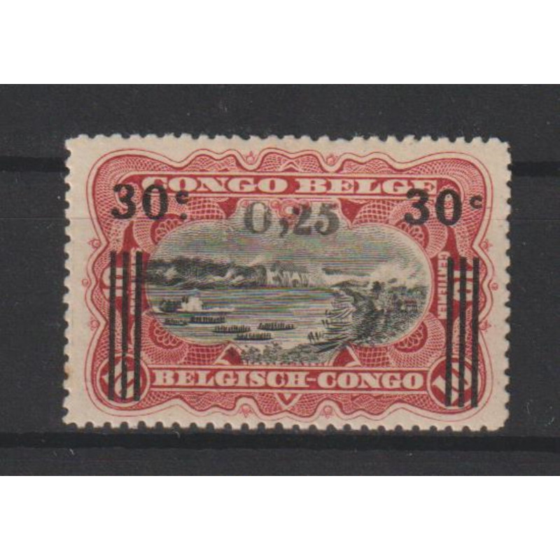 1923 - Congo - COB 104A* - SCOTT 86 - SECOND ISSUE - MH