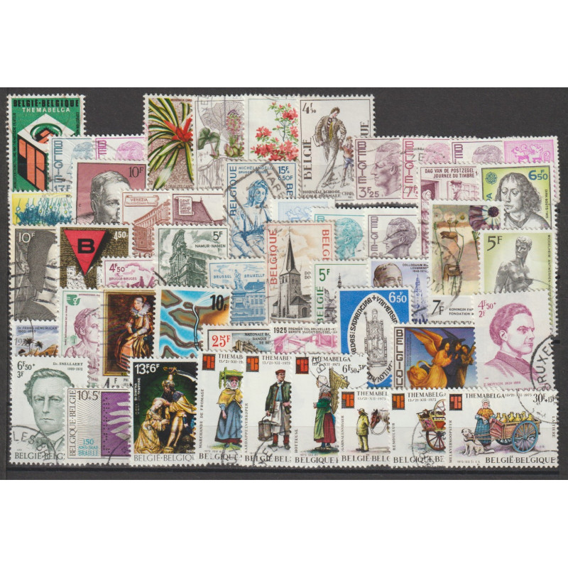 1975 - Year set - 49 stamps