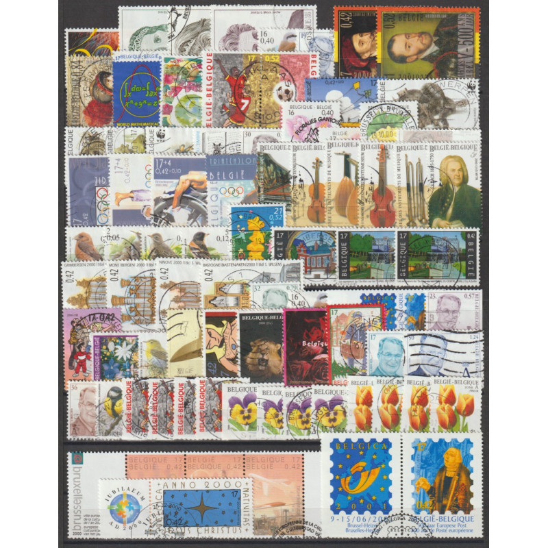 2000 - Year set - 79 stamps + 4 sheets