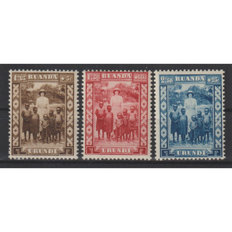 1936 - RUANDA-URUNDI - COB 108/10** - MNH