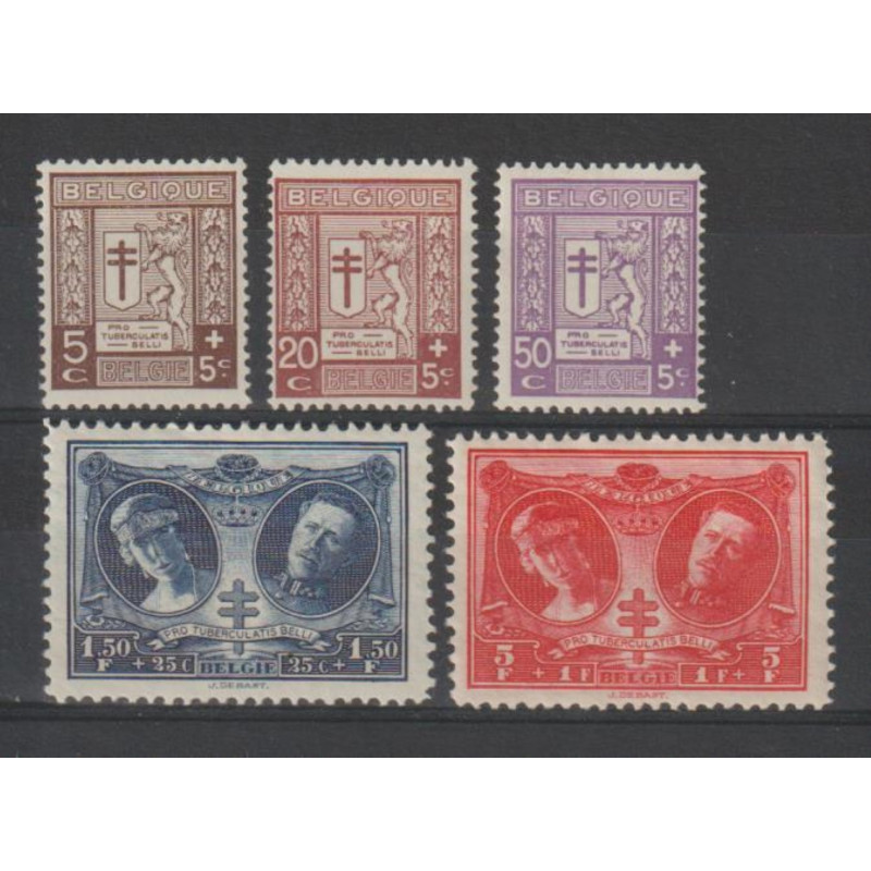 1926 - COB 240/4** - SCOTT B59/63 - MNH