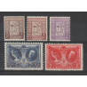 1926 - COB 240/4** - SCOTT B59/63 - MNH