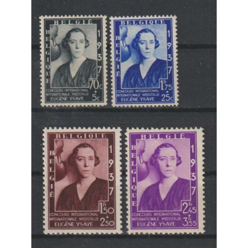 1937 - COB 456/7** + 457A/B** - SCOTT B197/8 + B199a/b - MNH