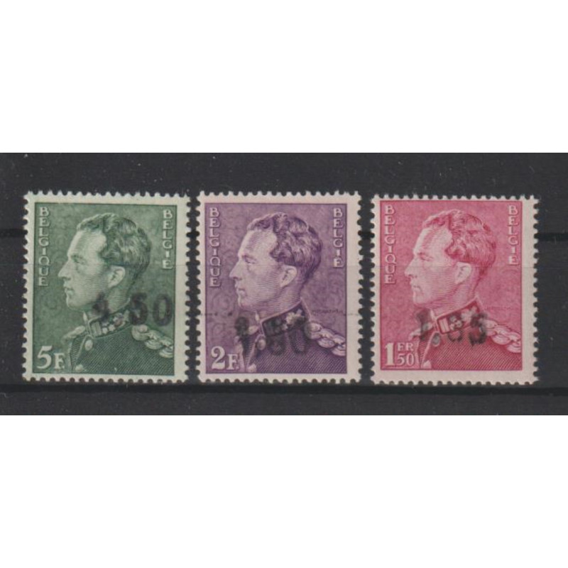 1946 - COB 724X/Z** - SURCHARGED - MNH