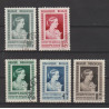 1951 - COB 863/7 - SCOTT B498/502