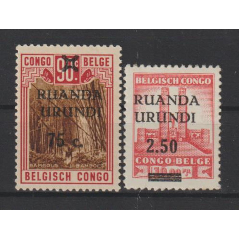 1941 - RUANDA-URUNDI - COB 119/20* - MH